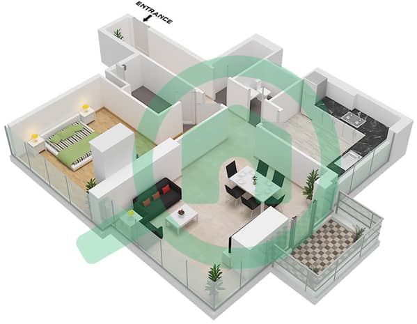 Type 4 Floor 1-5,7-13,15,17-25,27,29-35