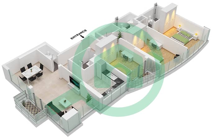 Type 1 Floor 36-37