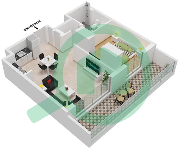 Type A1 Unit 5-6 Floor 1