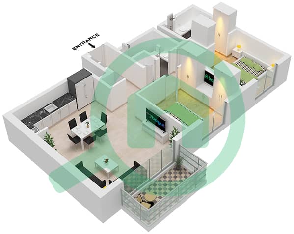 Type A2 Unit 2 Floor 2-10 Type A2 Unit 2 Floor 2-10