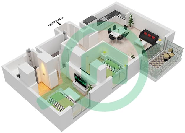 Type A Unit 9 Floor 2-10