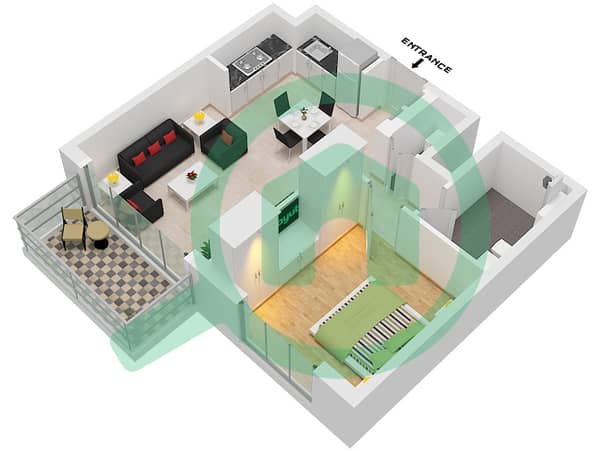 Type B Unit 3-7 Floor Podium,2-19
