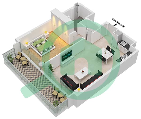 Type A.9 Unit 4,11M Floor 9