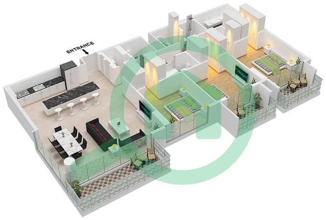 Type B.2 Unit 3 Floor 2