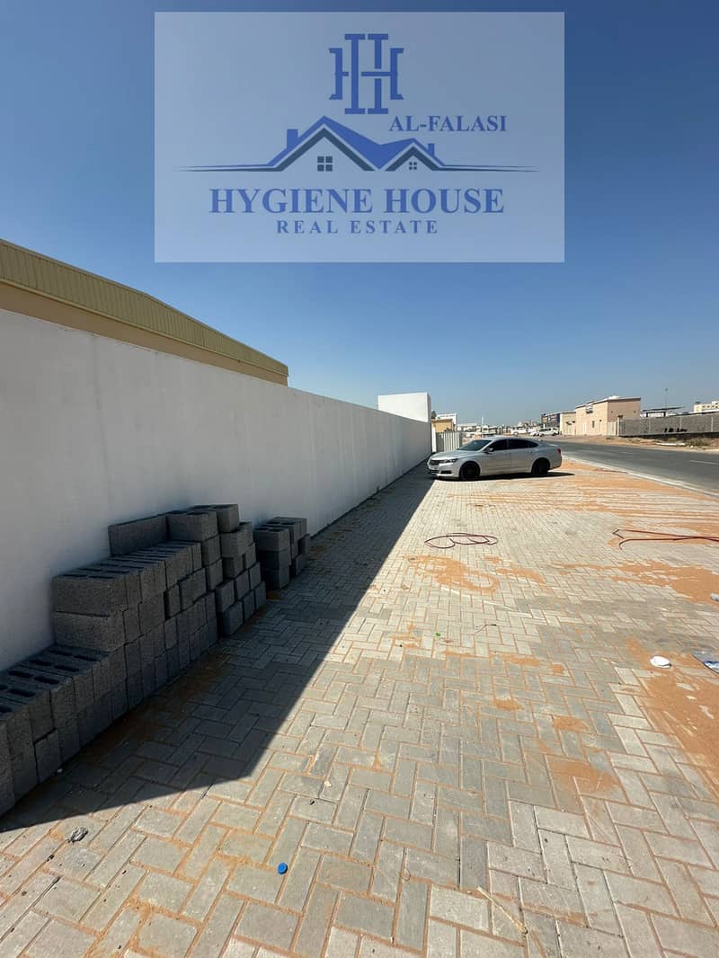 Available for annual rent in Umm Al Quwain 2 warehouses, each warehouse