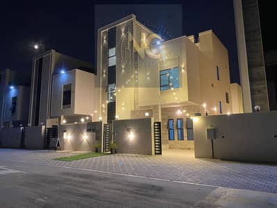 A three-storey villa for annual rent in Ajman, close to the Emirates Towers