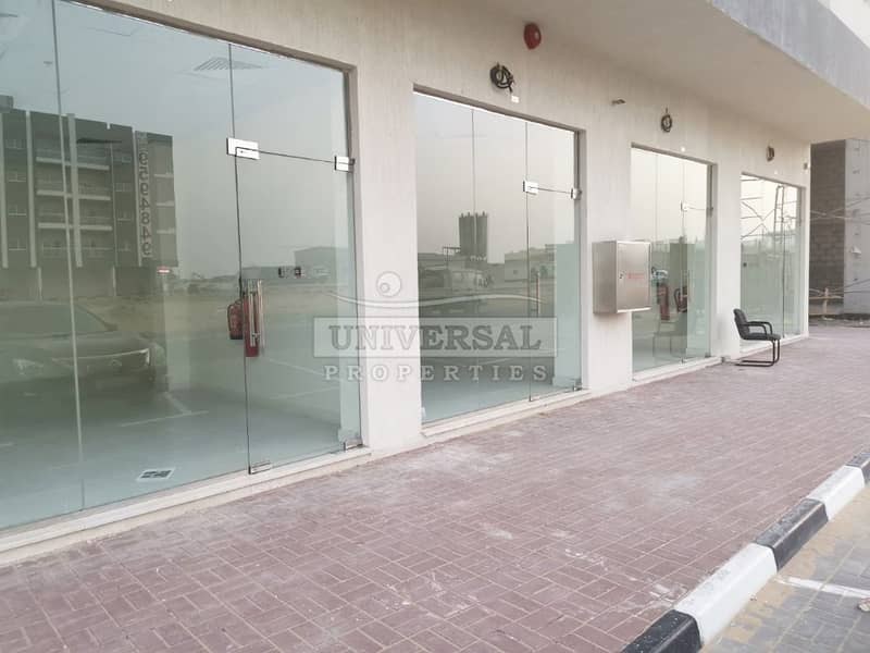 Main Road Facing 1,614 Sqft Shop Available For Rent in Ajman Al Jurf Area