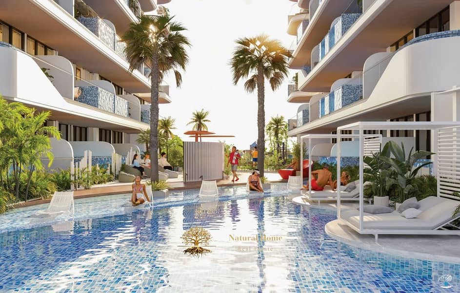 APARTMENT WITH PRIVATE POOL FOR SALE IN DUBAI 8 YEARS PAYMENT PLAN