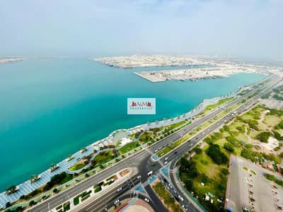 2 Bedroom Apartment for Rent in Corniche Area, Abu Dhabi - Sea View  | 2-Bedroom Apartment with Maids Room & all Premium Amenities for AED 120,000 Only. !