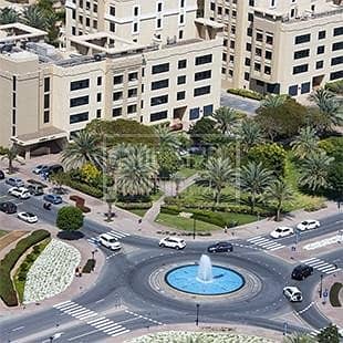 Greens large one bedroom apartment for sale in Nakheel 3