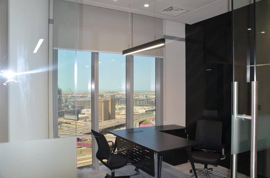 No Commission I DIFC I Fully Fitted & Furnished  Offices in Central Park