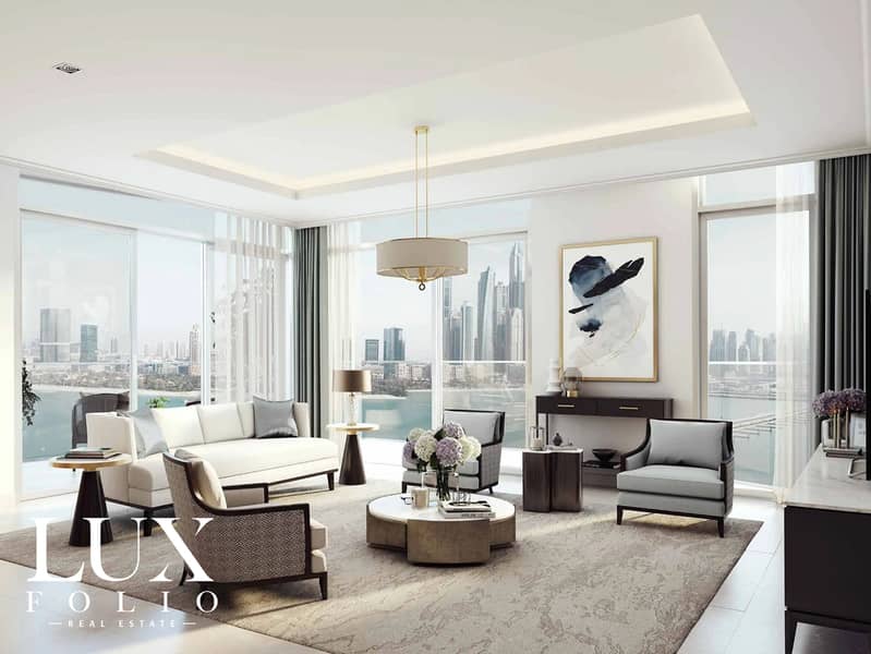 位于迪拜港，艾玛尔海滨社区，皇宫海滩公寓 3 卧室的公寓 8495000 AED - 9892103