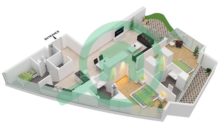 Type D Floor 6-21,23-38