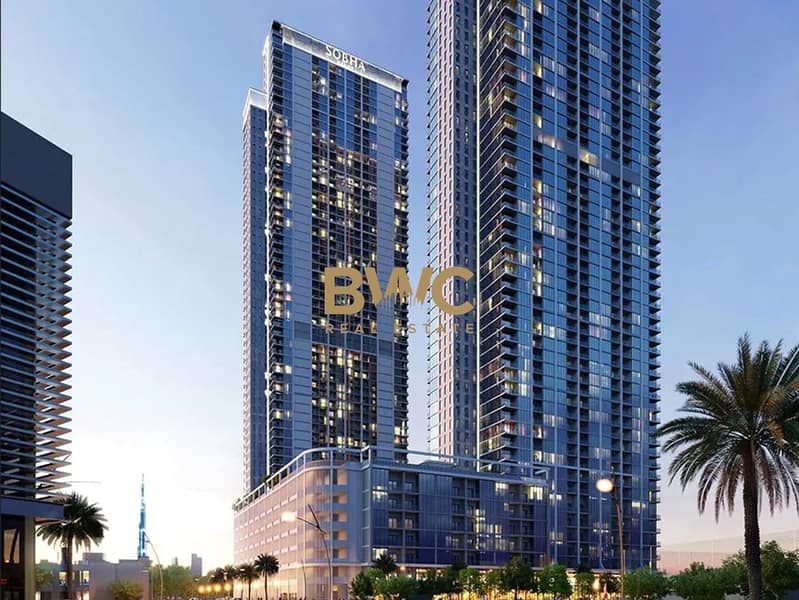 位于苏巴哈特兰社区，索巴溪畔景观山庄 1 卧室的公寓 1350000 AED - 9889321