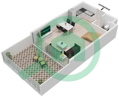 Майяс ат зе Бэй - Апартамент 1 Спальня планировка Тип C DUPLEX