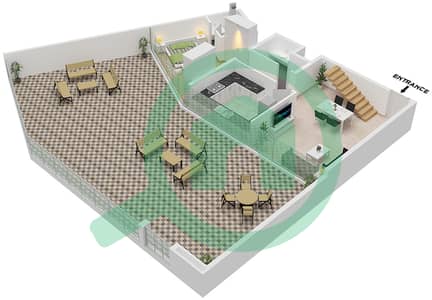 Майяс ат зе Бэй - Апартамент 3 Cпальни планировка Тип B DUPLEX