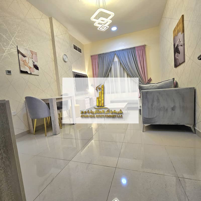 For monthly rent in Ajman 🏠 With completely new furniture, the first