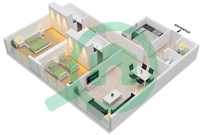 Unit 3 Floor 35,Unit 4 Floor 33,34,36-45