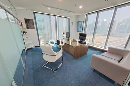 Office for Rent in Business Bay, Dubai - Furnished Office | 4 Parking Space | DED License