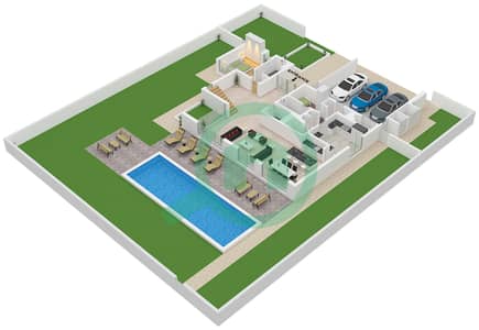 Farm Gardens - 4 Bedroom Villa Type A MIRROR Floor plan