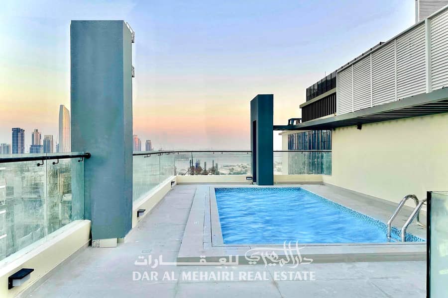 Al Jaddaf near metro 1Br flat available