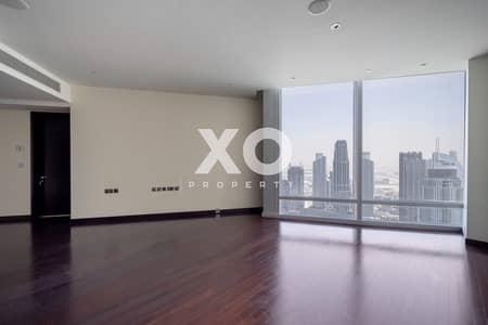 2 Bedroom Flat for Rent in Downtown Dubai, Dubai - HIGH FLOOR | FOUNTAIN VIEW | VACANT | UNFURNISHED