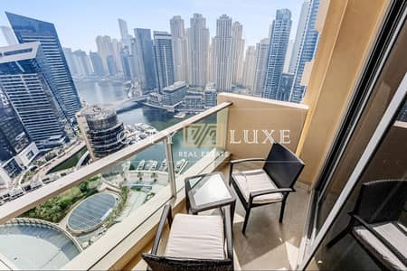 Studio for Rent in Dubai Marina, Dubai - Furnished | Best Pool View | 12 cheques Accepted