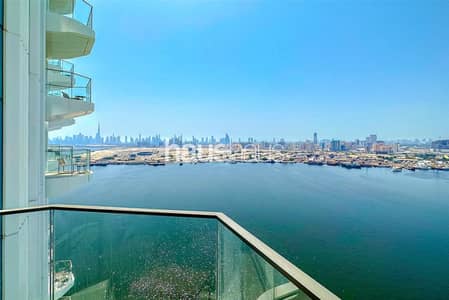 2 Bedroom Flat for Rent in Dubai Creek Harbour, Dubai - Branded Residence | Full Sea View | High Floor