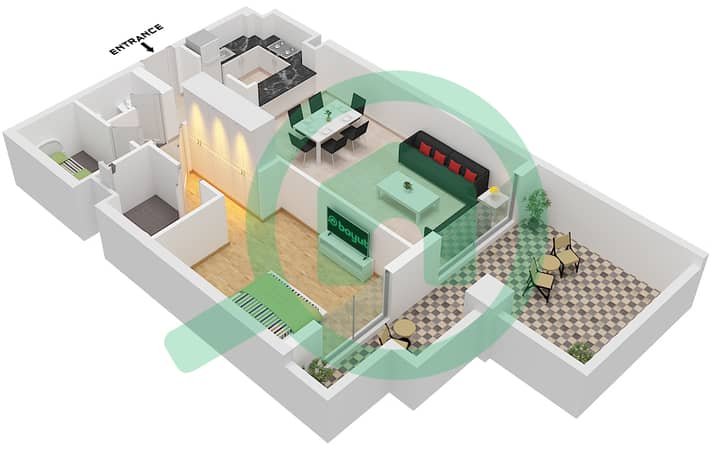 Type K Unit 18 Ground Floor Tower 2