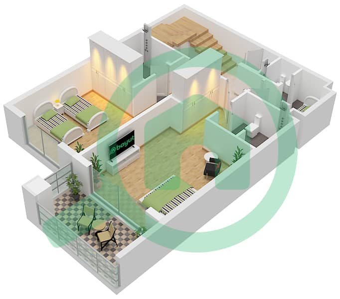 Eleganz by Danube - 2 Bedroom Apartment Type/unit A / UNIT 6,8-20 FLOOR 4 Floor plan "Type A Unit 8,10,11,13,15,17,19 Floor 4 Tower 2
Type A Unit 6,9,10,12,14,16,18,20 Floor 4 Tower 5" interactive3D