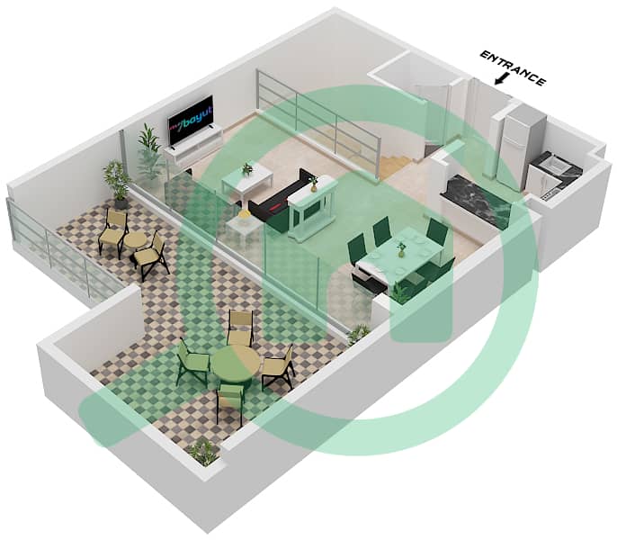 Eleganz by Danube - 2 Bedroom Apartment Type/unit A / UNIT 6,8-20 FLOOR 4 Floor plan "Type A Unit 8,10,11,13,15,17,19 Floor 4 Tower 2
Unit 6,9,10,12,14,16,18,20 Floor 4 Tower 5" interactive3D