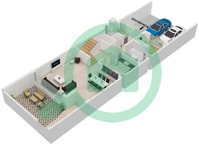 Eleganz by Danube - 4 Bedroom Townhouse Type/unit MID/UNIT A-2-A-9,B-2-B-9 Floor plan