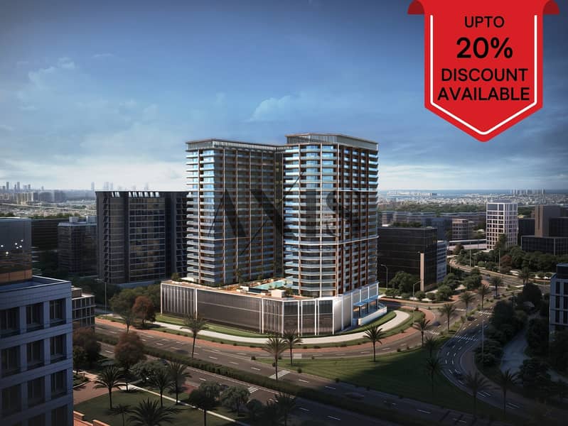 位于阿尔贾达法住宅区，迪拜健康城2区，Binghatti Ghost 2 卧室的公寓 2482499 AED - 9927679