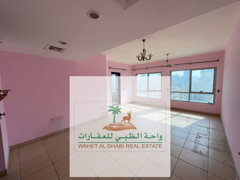 Two beautiful bedrooms, a living room, free air conditioning, a large