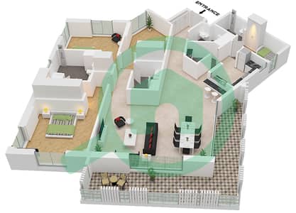 Sky Residences - 3 Bedroom Apartment Type 2 Floor plan
