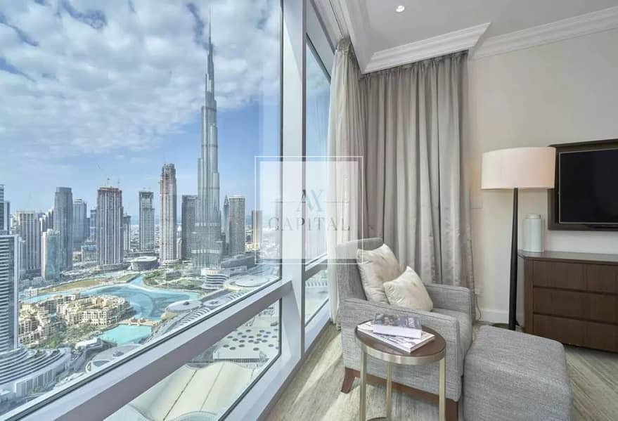 Serviced | 02 Type | Full Burj and Fountain View