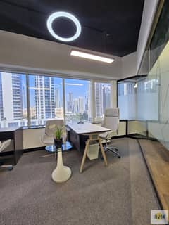 Ready-to-Use Office with Spectacular Burj Khalifa View - Limited-Time Discount!