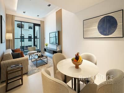 朱美拉棕榈岛， 迪拜 1 卧室酒店式公寓待租 - CMTP_Deluxe_One_Bedroom_Reception_02. jpg