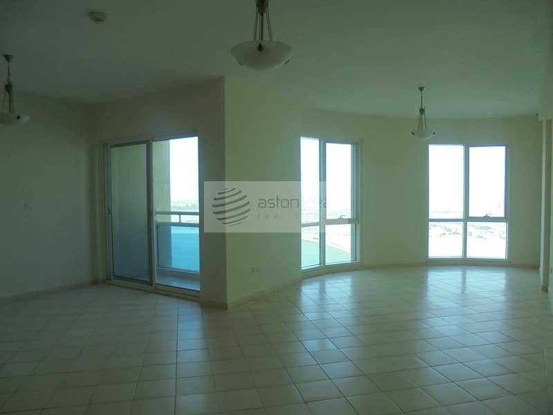 Spacious 2 BR + Balcony with Amazing Sea view