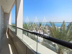 4 Cheques | Sea View | Luxury  2BR+Maids | Beach Access