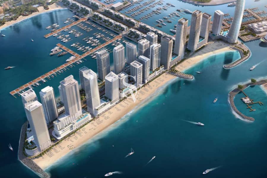 位于迪拜港，艾玛尔海滨社区，海湾胜景大厦 1 卧室的公寓 3428888 AED - 9957306