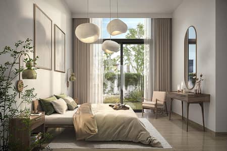3 Bedroom Townhouse for Sale in Yas Island, Abu Dhabi - sustainable-city-yas-island-abu-dhabi-interior-Bedroom (2). jpg