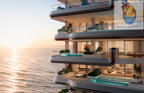 شقة 2 غرفة نوم للبيع في نخلة جميرا، دبي - The Alba Residences Sunset  Facade. jpg