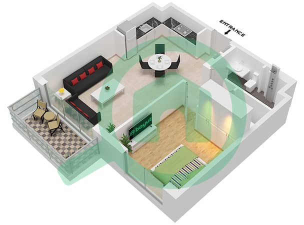 Type 2B Unit 7,12 Floor podium 
Unit 12 Floor 1-8 
Unit 17 Floor 1 
Unit 11 Floor 9-10 
Unit 3,17 Floor 2-8

2B/Unit 3,7 Floor podium