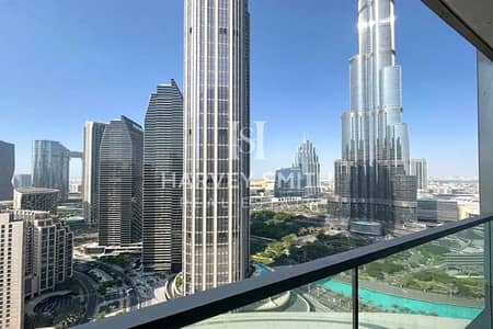 2 Bedroom Apartment for Rent in Downtown Dubai, Dubai - Burj Khalifa View | Luxury Facilities | Vacant