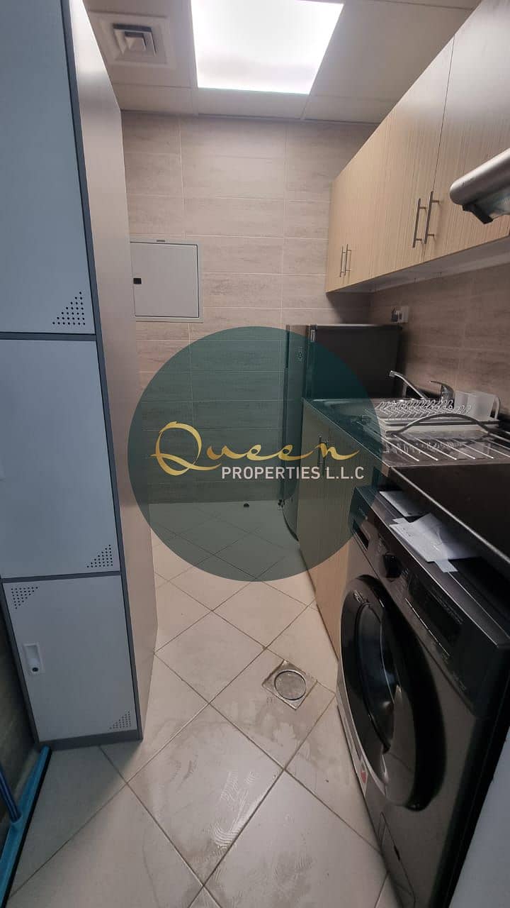 For sale, a studio in Al Waha Towers 2, with a stunning view of the sea