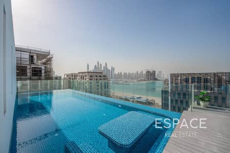 1 Bedroom Flat for Rent in Palm Jumeirah, Dubai - Rooftop Pool - West Beach - Furnished or Unfurnished