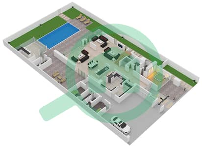 Alaya - 5 Bed Apartments Type The Retreat Grand Villa-B Floor plan