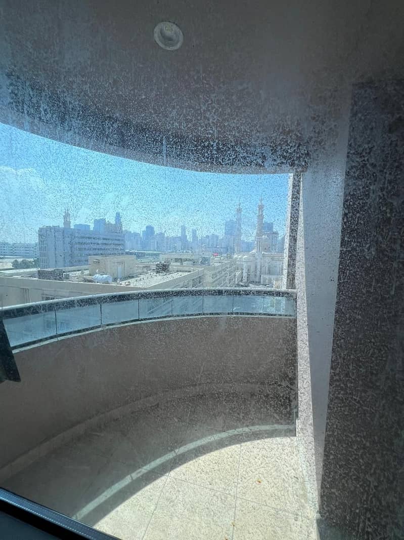 Twobedroom apartment for annual rent in Sharjah, Al Majaz 2 area, air conditioning is free for