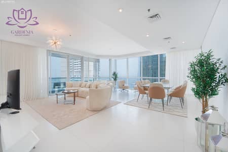 3 Bedroom Apartment for Rent in Jumeirah Beach Residence (JBR), Dubai - Living 1 1. jpg